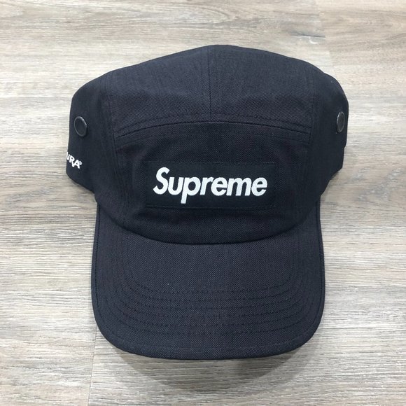 Supreme Other - Supreme Brushed Cordura Camp Cap Black (FW22)